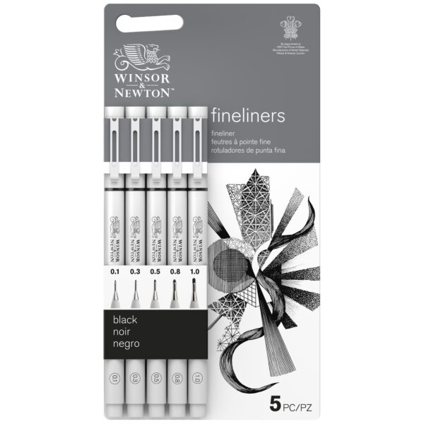 FINELINER BLACK ASSORTMENT SET