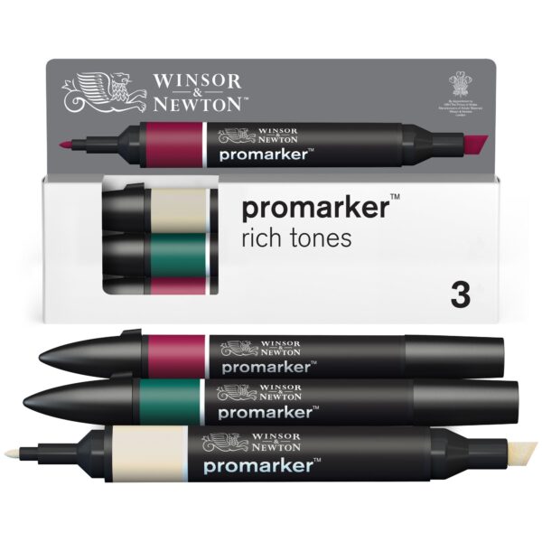 W&N PROMARKER 3 RICH TONES SET