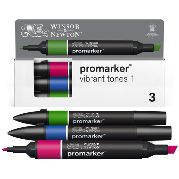 W&N PROMARKER 3 VIBRANT TONES 1 SET