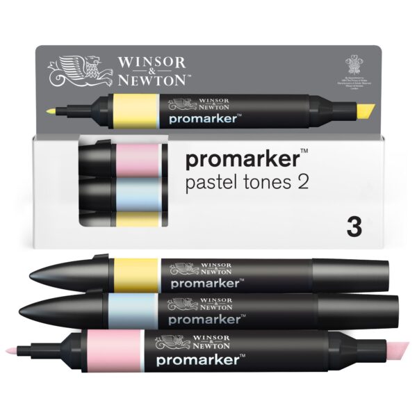 W&N PROMARKER 3 PASTEL 2 TONES SET