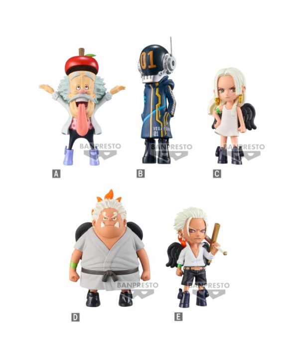 ONE PIECE WCF EGGHEAD 4 FIGURE